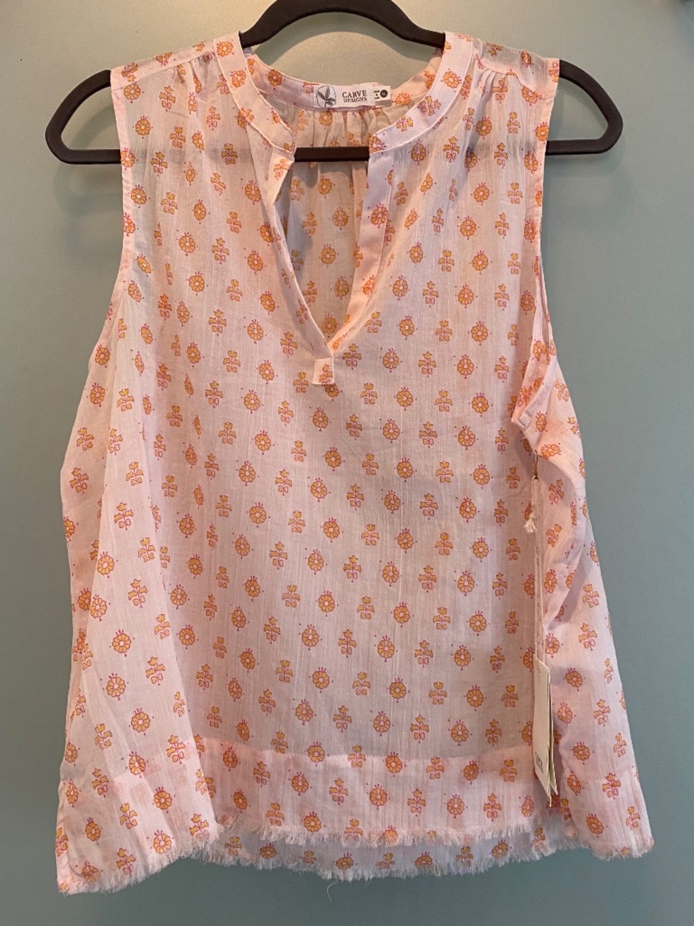Carve Designs Dylan Tank | Pink Batik | Size XL | NWT